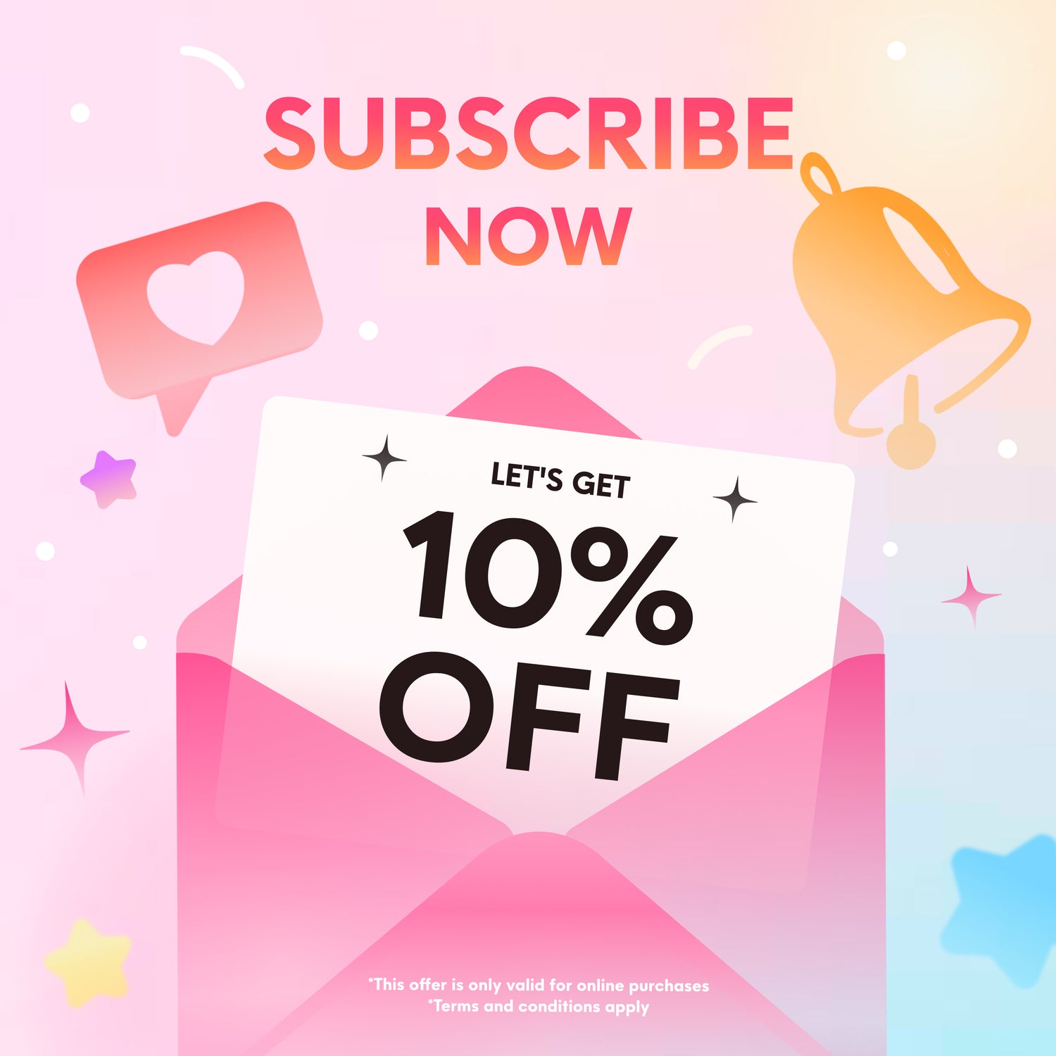 subscribe get 10% off