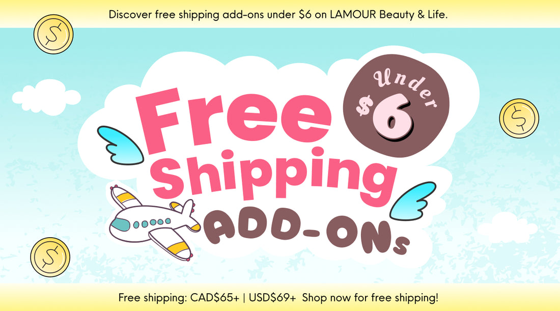 Free shipping add-ons Under $6