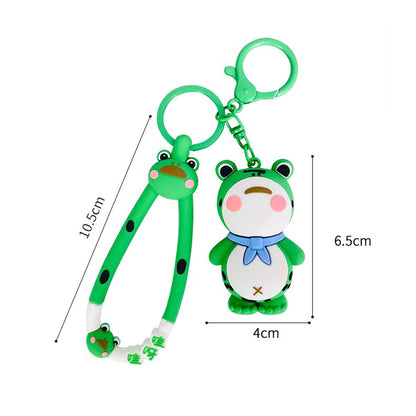Lonely Frog Plush Keychain