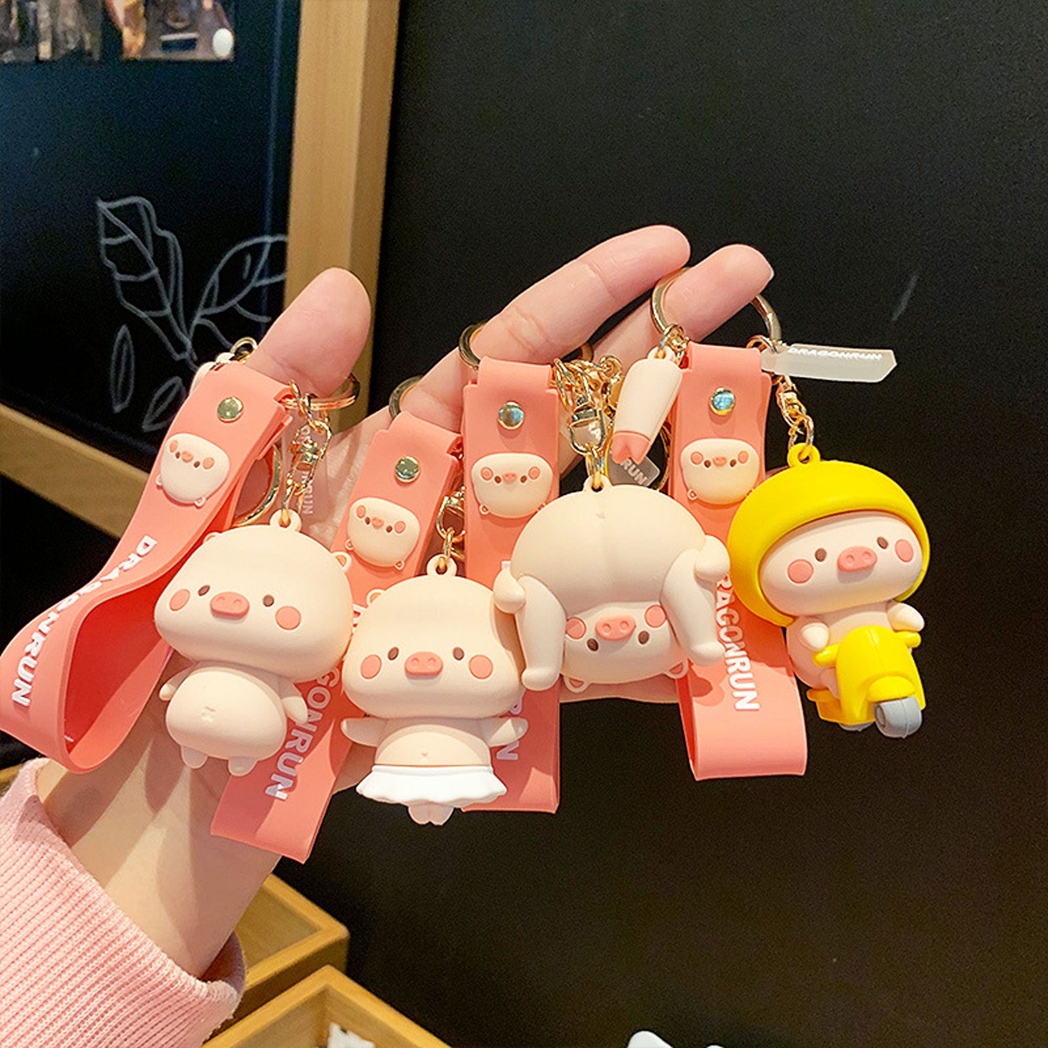 Piglet Cute Keychain