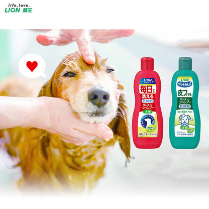 NON SHOPIFY-LION Pet Clean Skin Protection Rinse In Shampoo (For Dog) 330ml