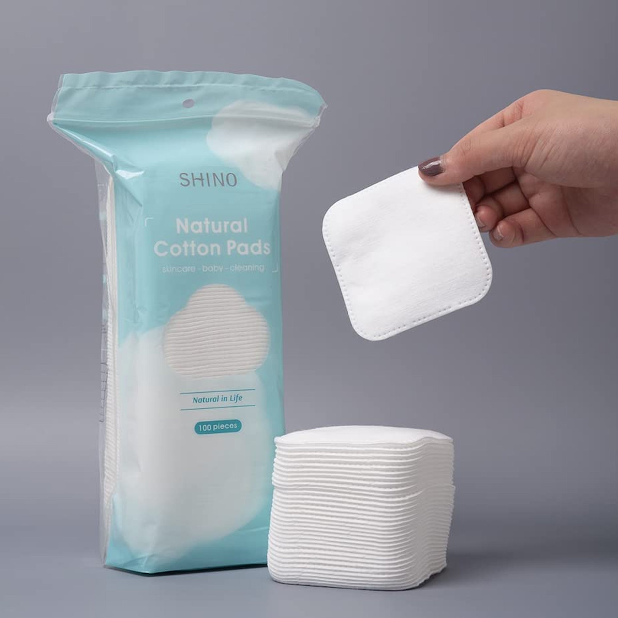 SHINO Natural Cotton Pads