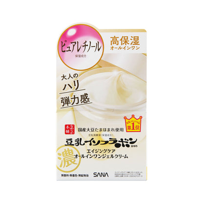 SANA Nameraka Honpo Soy Milk Isoflavone Wrinkle Gel Cream 100g