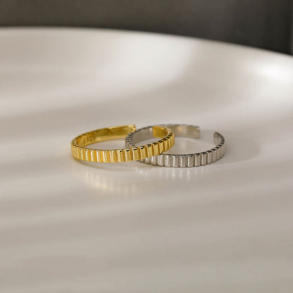 Unique Gear Open Ring