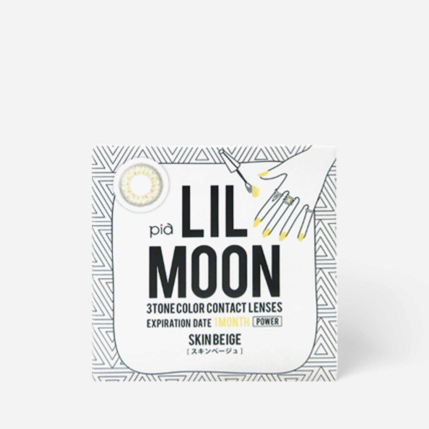LIL MOON 1Month Contact Lenses-Skin Beige 1pc