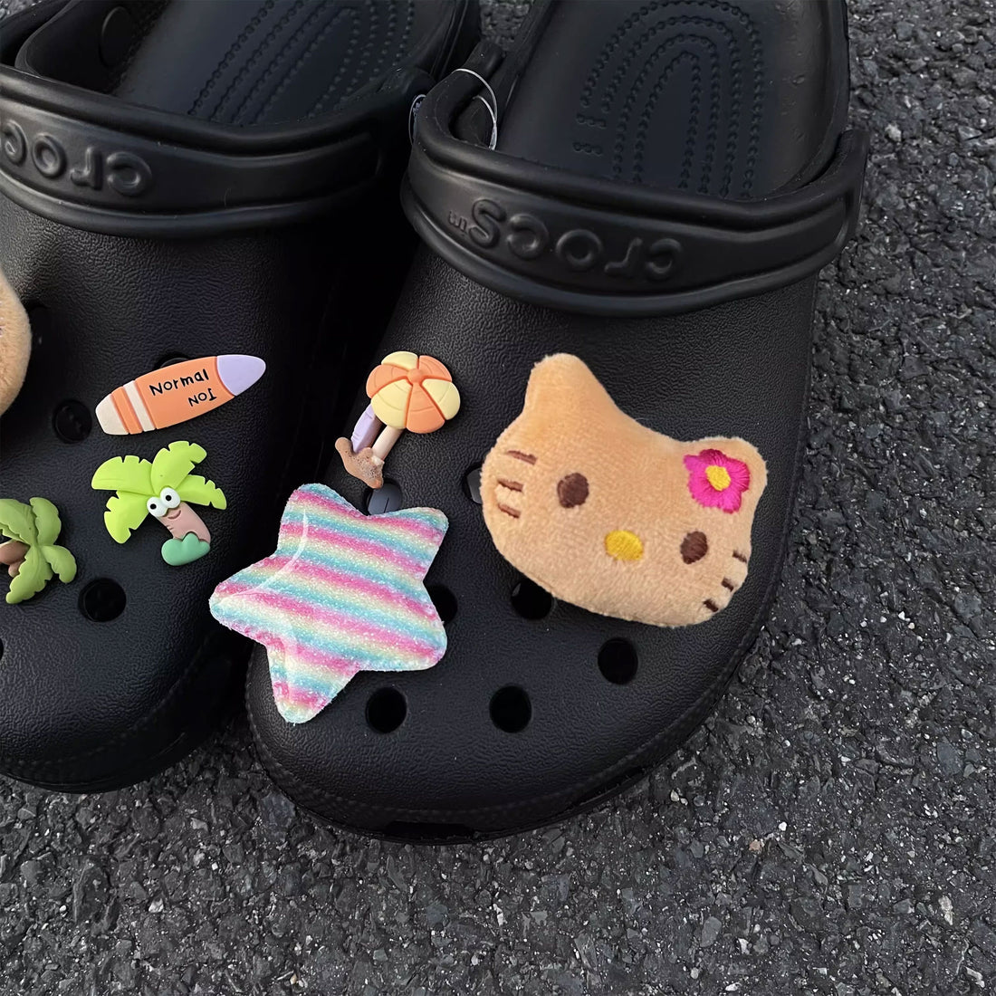 3D Hello Kitty 夏威夷 洞洞鞋配饰 1包