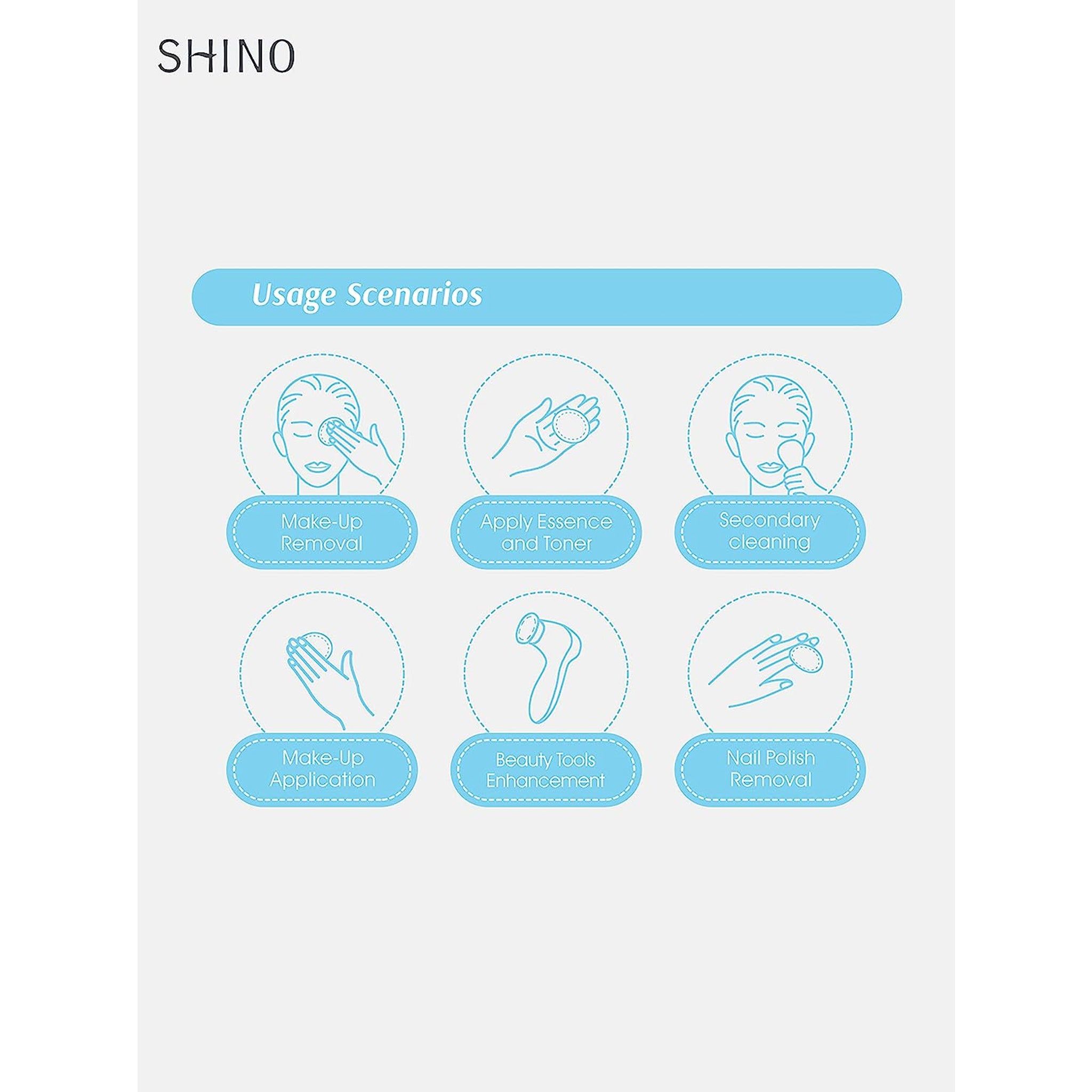 SHINO Round Cotton Pads