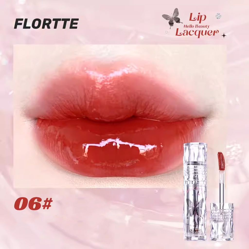 FLORTTE Butterfly Hello Beauty Lip Lacquer