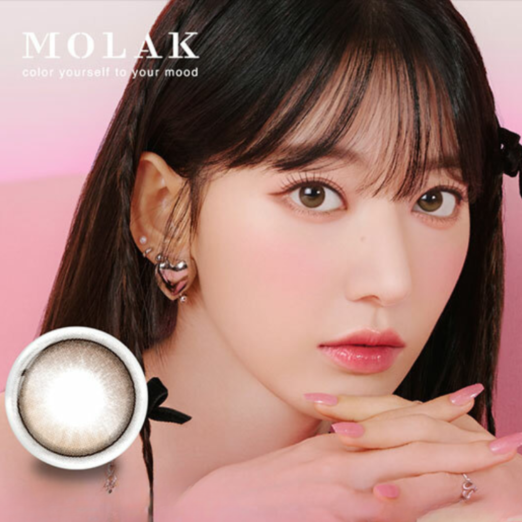 MOLAK 1Month 彩色隐形眼镜-Dollish Brown 2 片