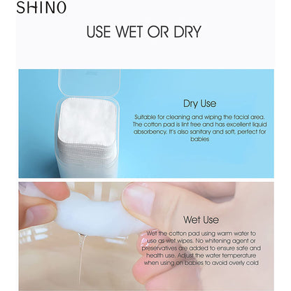 SHINO Natural Cotton Pads