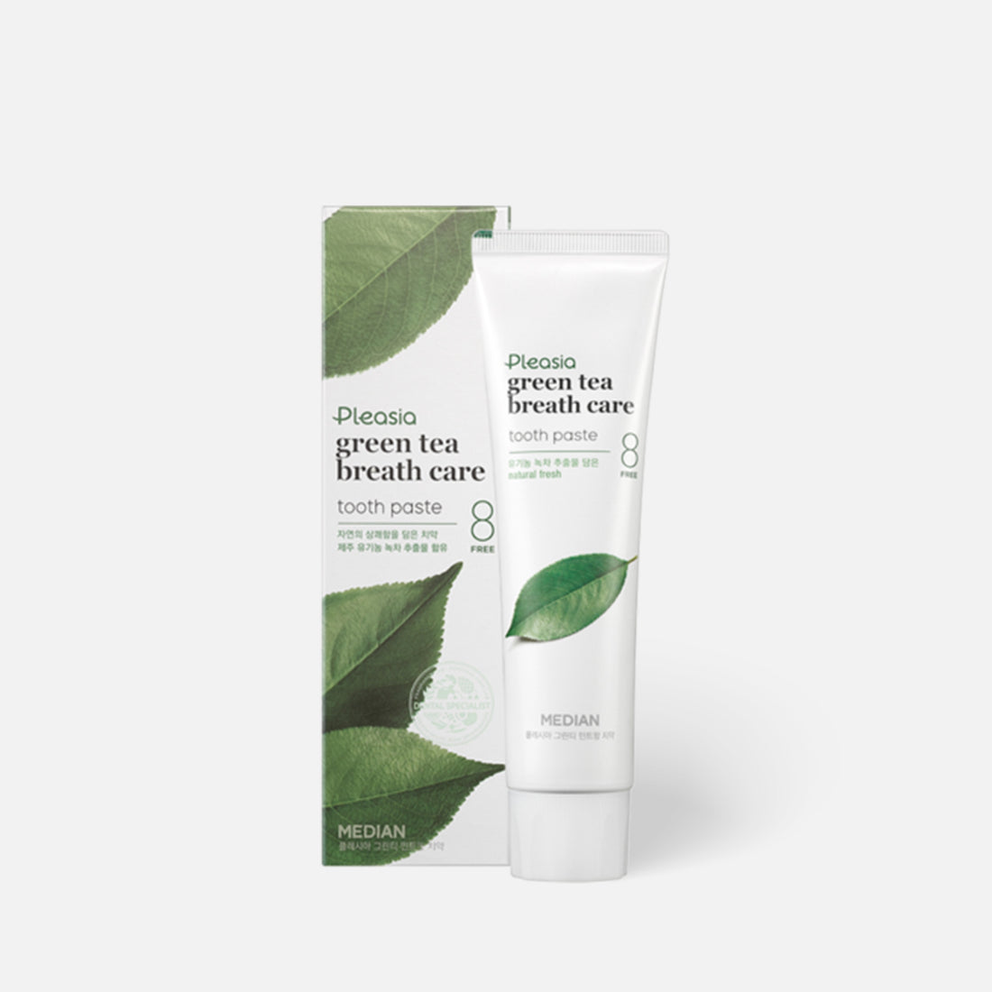 MEDIAN pleasia green tea breath care toothpaste 120g