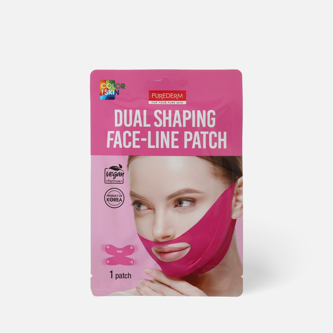 PUREDERM Dual Shaping Face line Patch 1pc
