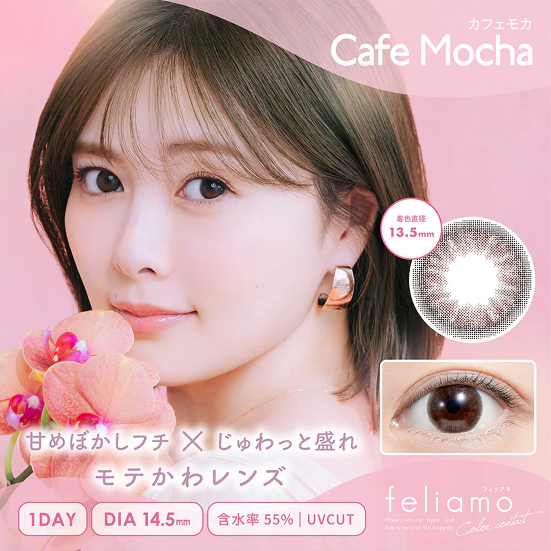 Feliamo 1Day Contact Lenses-Cafe Mocha 10pcs