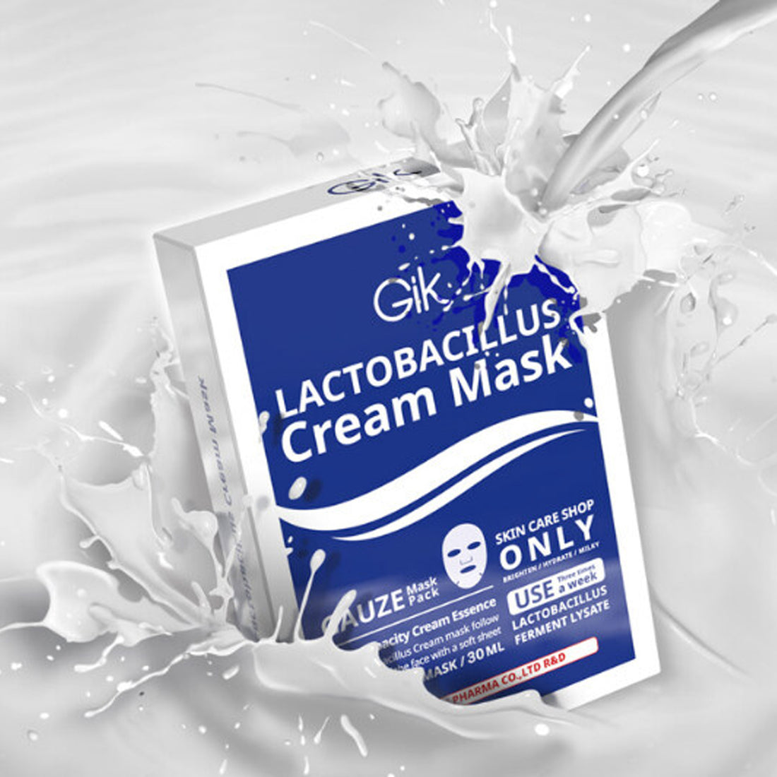 Gik Lactobacillus Cream Mask 5pcs