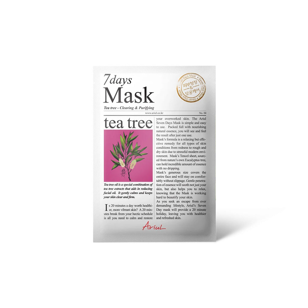 ARIUL 7days Mask 绿茶控油面膜 1 片