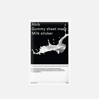 Abib Gummy Sheet Mask Pack Milk Sticker 10pcs