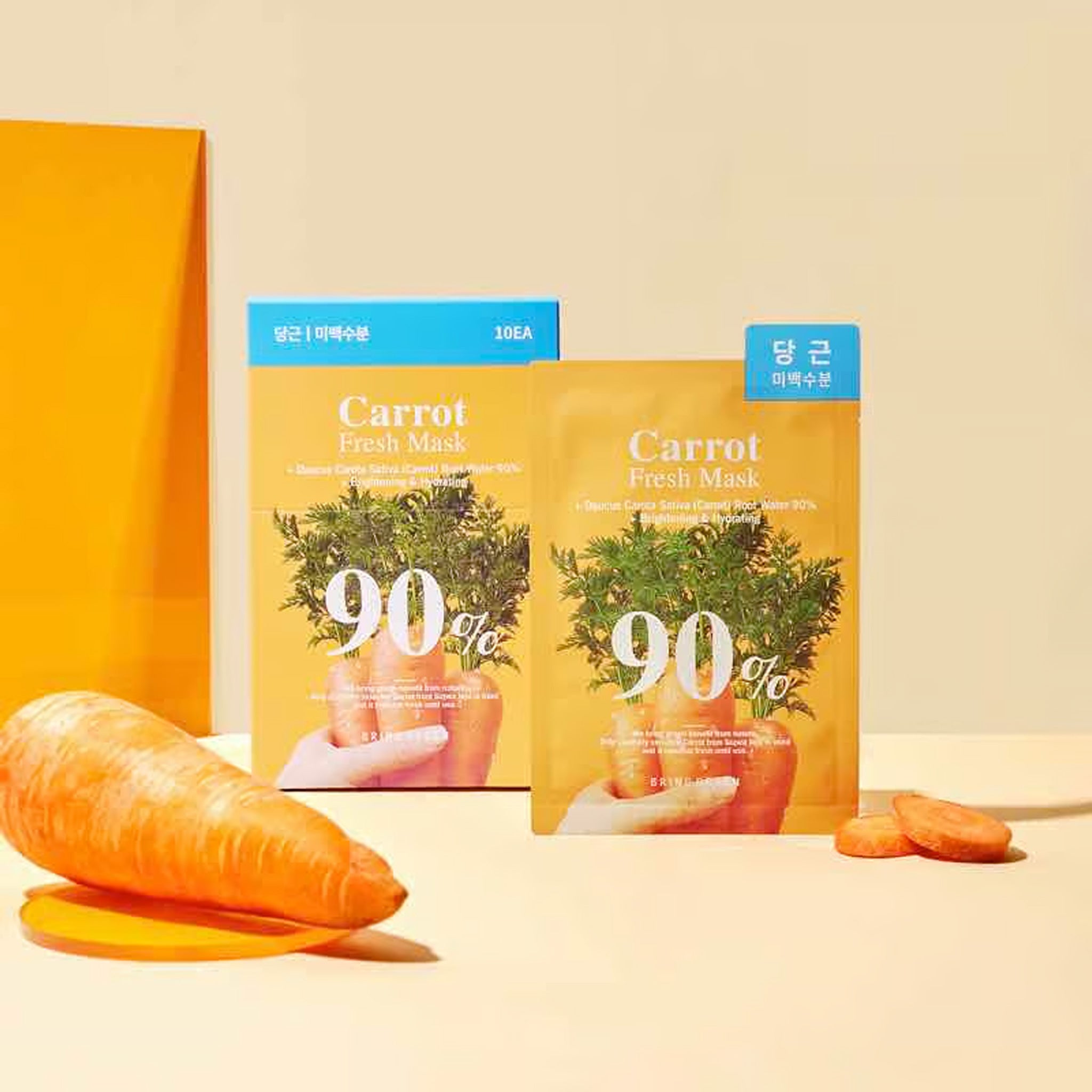BRINGGREEN Carrot 90% Fresh Mask