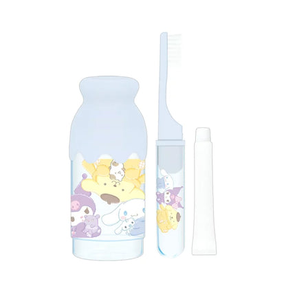 Sanrio Milk Bottle Type Toothpaste Set