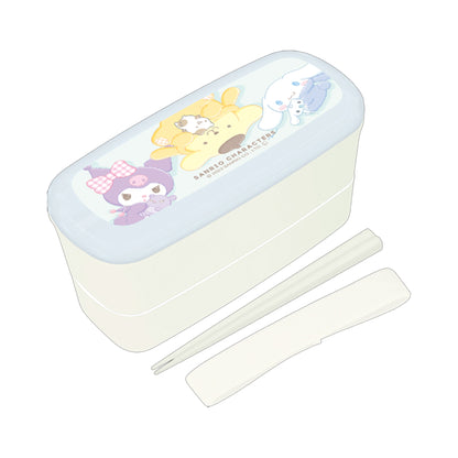 Sanrio Characters Antibacterial 2-tier lunch box
