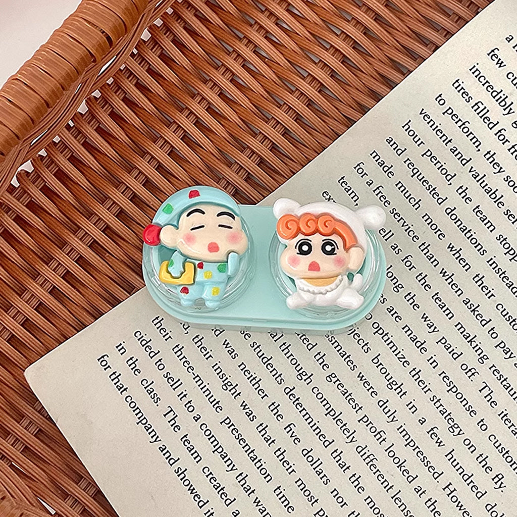 Contact Lens Wear Accessories 3D Crayon Shin-chan Cute Style