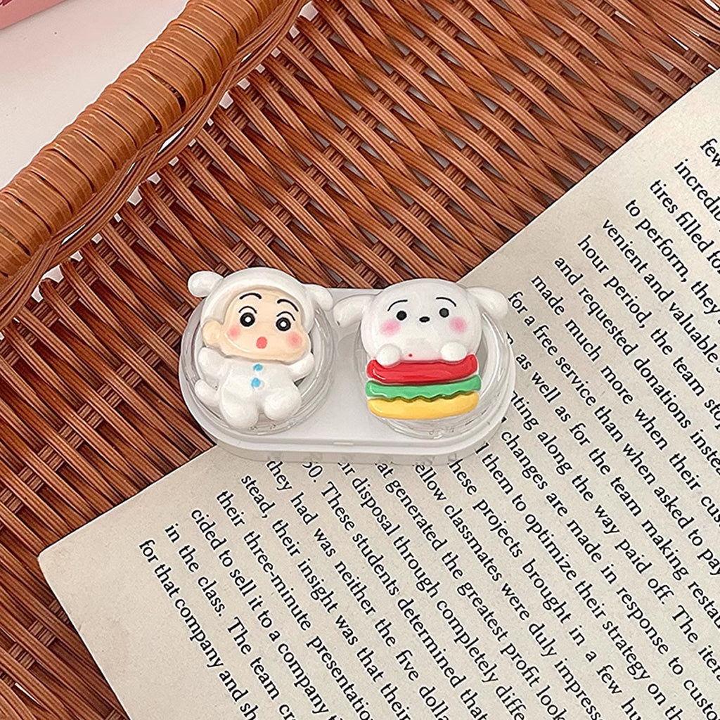 Contact Lens Wear Accessories 3D Crayon Shin-chan Cute Style