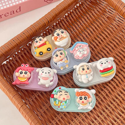 Contact Lens Wear Accessories 3D Crayon Shin-chan Cute Style