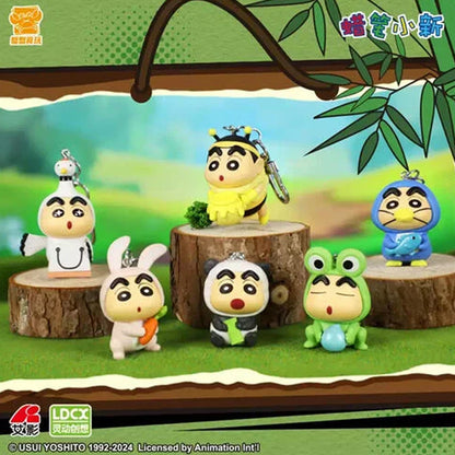 LDCX Crayon Shinchan Animal Suit Key Chain Set