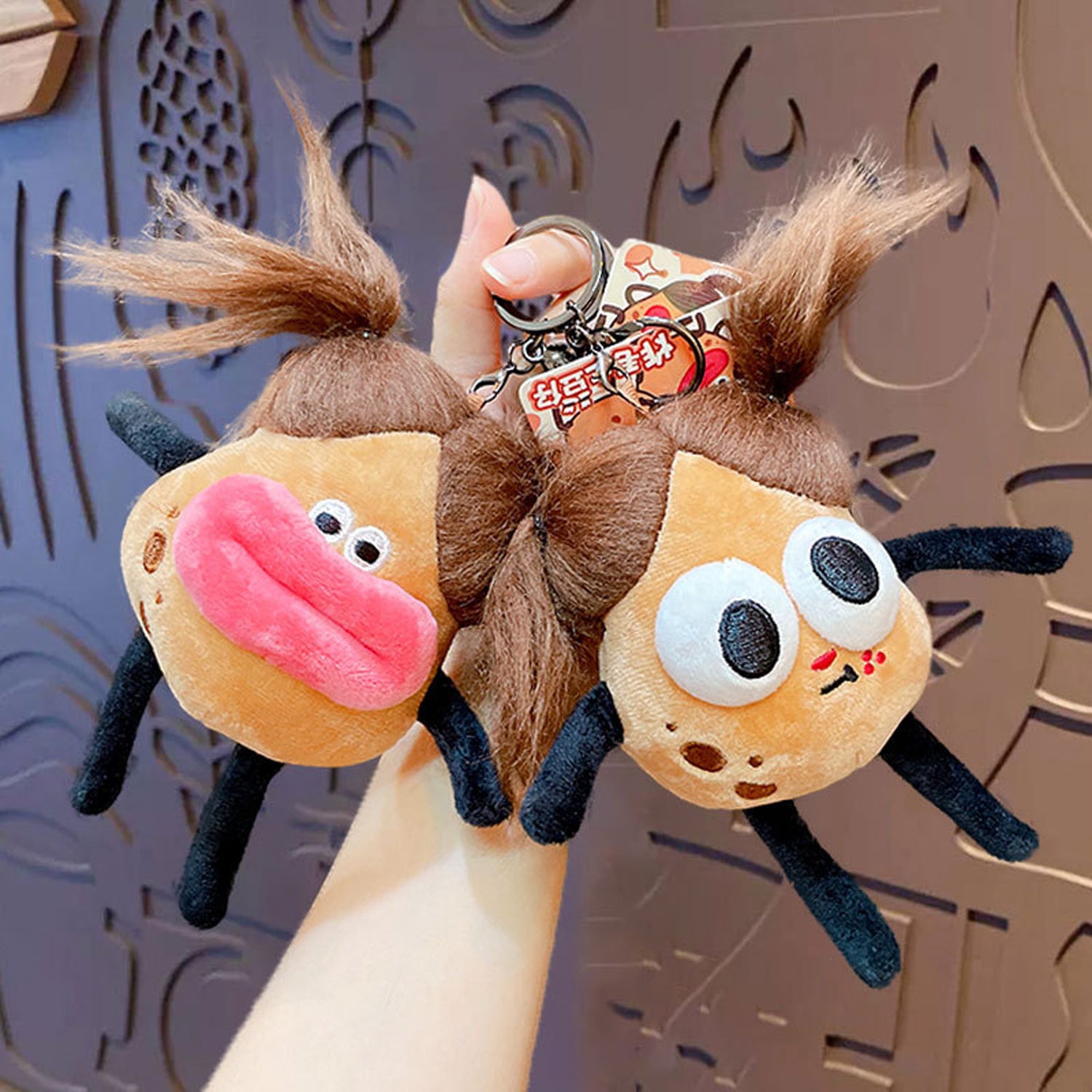 1pc Handmade And Fun Emotional Support Potato Soft Keychain