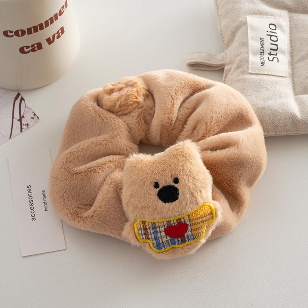 Cute Little Bear Plush Hair Band