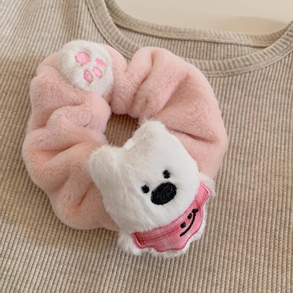 Cute Little Bear Plush Hair Band