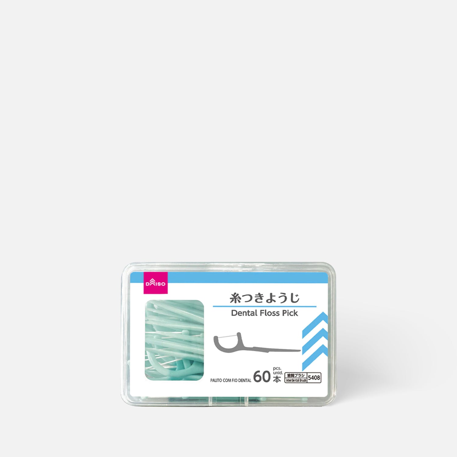 DAISO Dental Floss Pick 60pcs