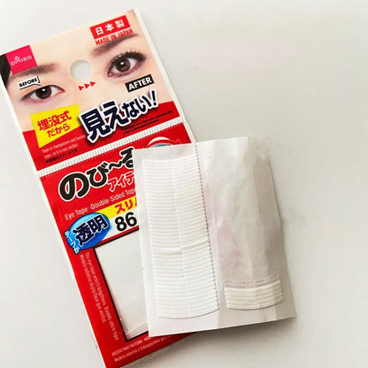 DAISO eye tape slim double-sided tape clear 130pcs