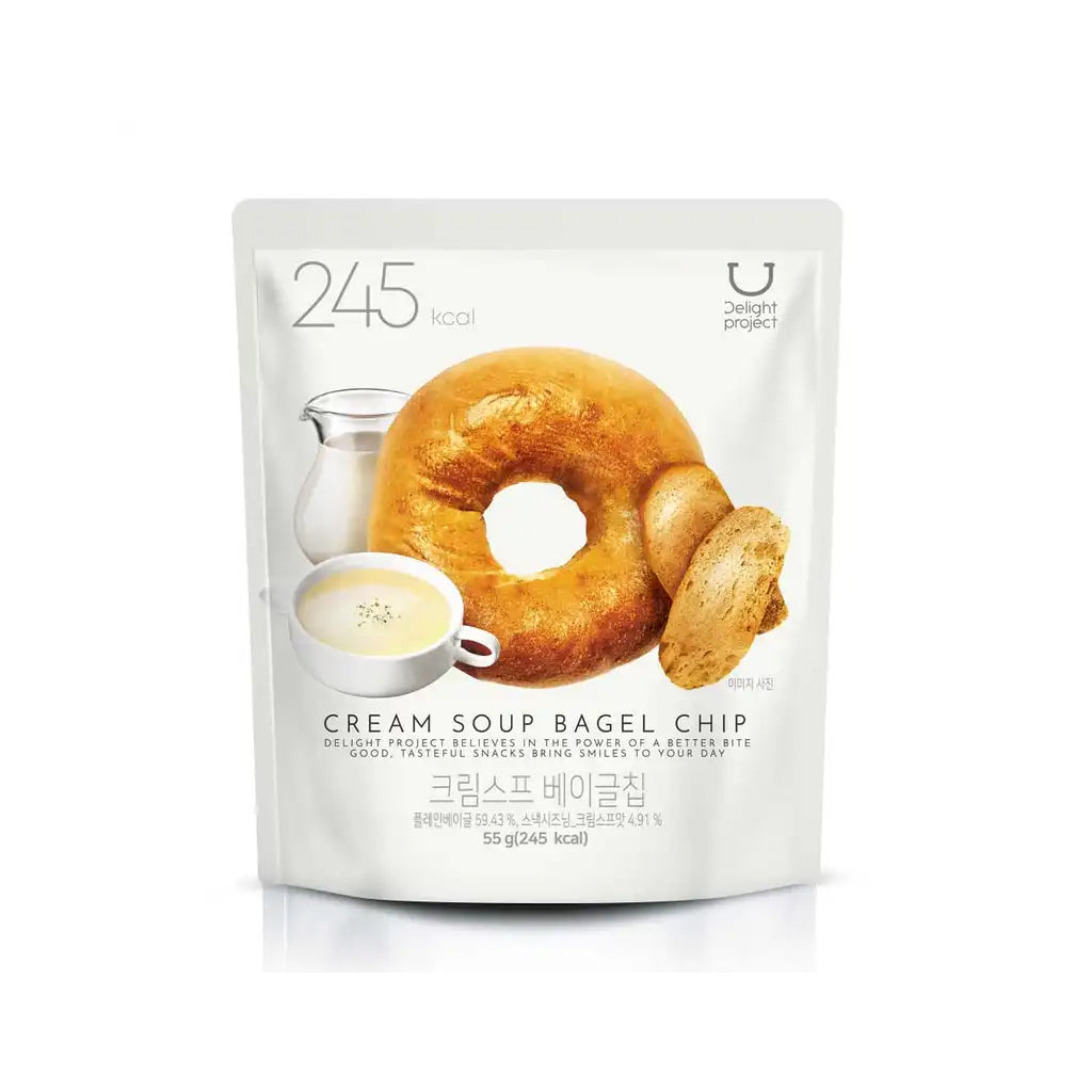 Delight Project Cream Soup Bagel Chip 55 g