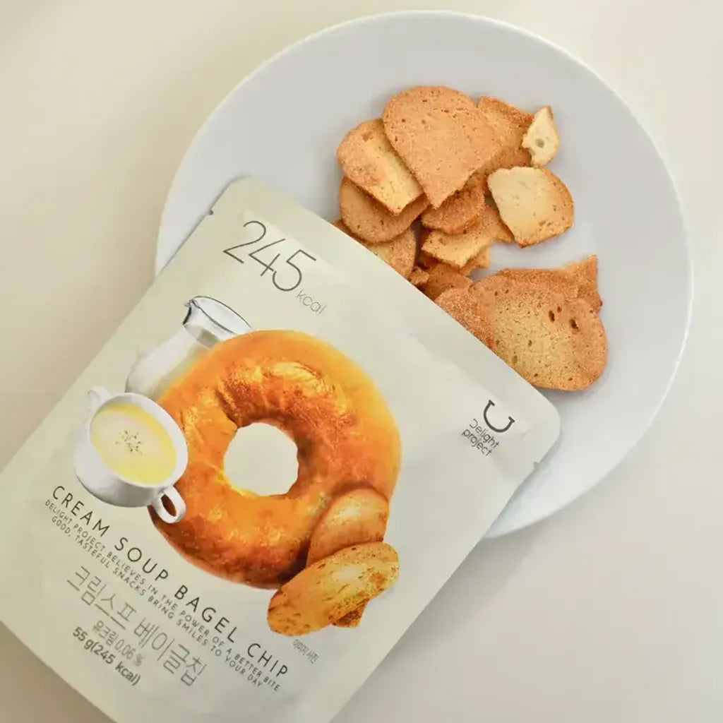 Delight Project Cream Soup Bagel Chip 55 g