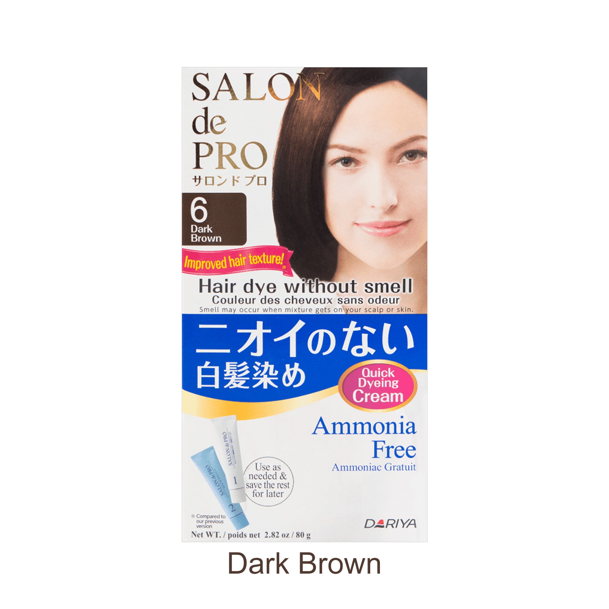 Dariya Salon De Pro Ammonia Free Hair Dye Color Silk For Gray Hair