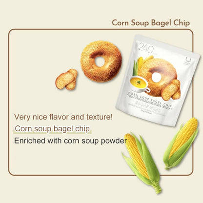 Delight Project Corn Soup Bagel Chip 60g