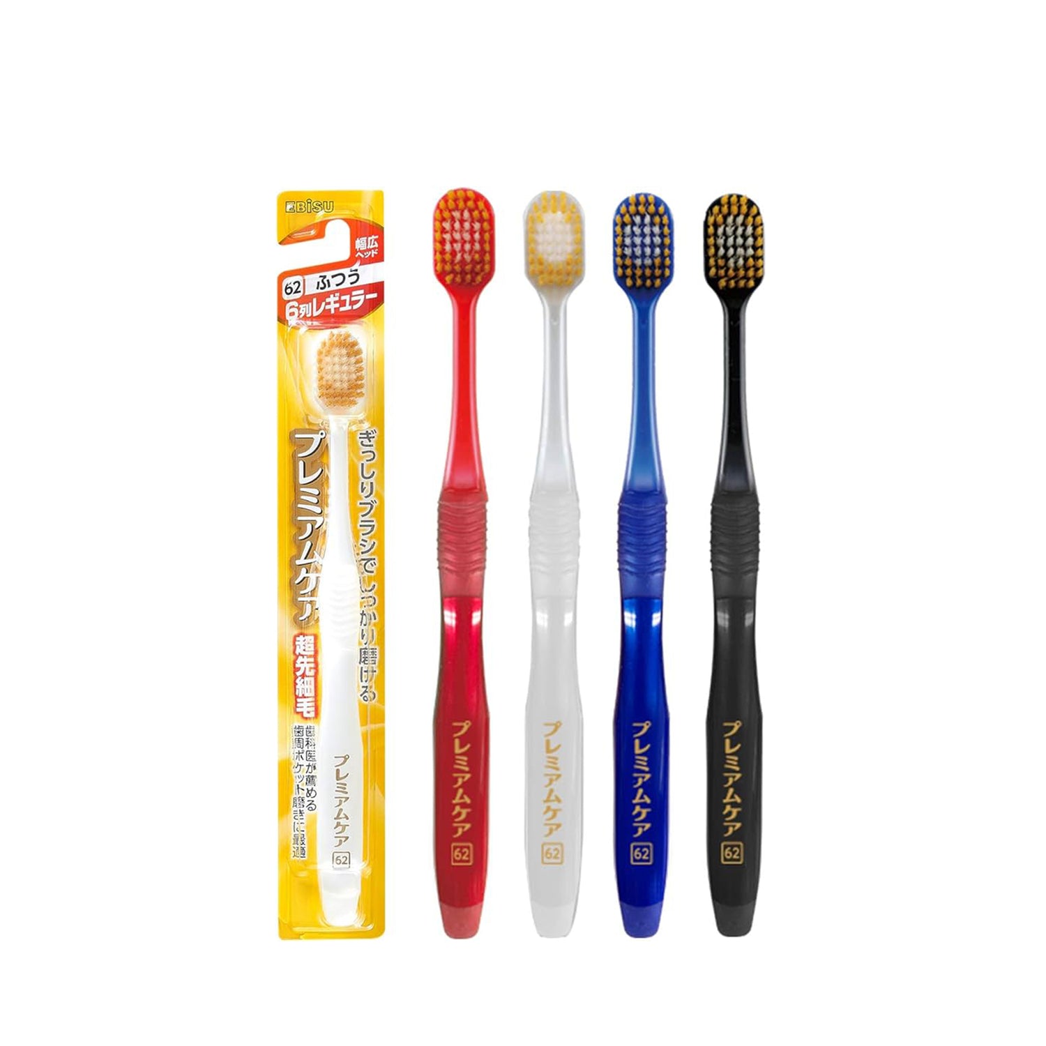 EBiSU Premium Care 6-Row Toothbrush