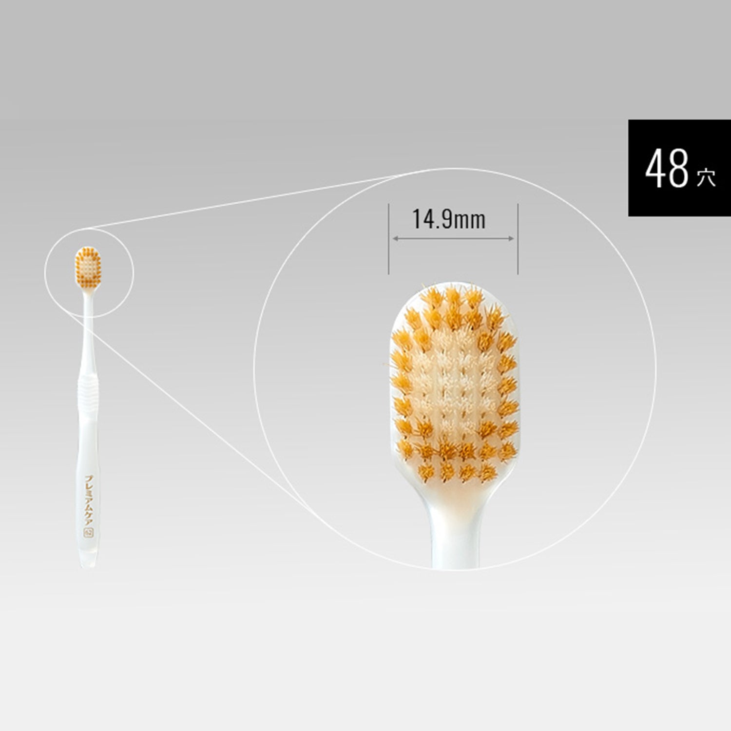 EBiSU Premium Care 6-Row Toothbrush