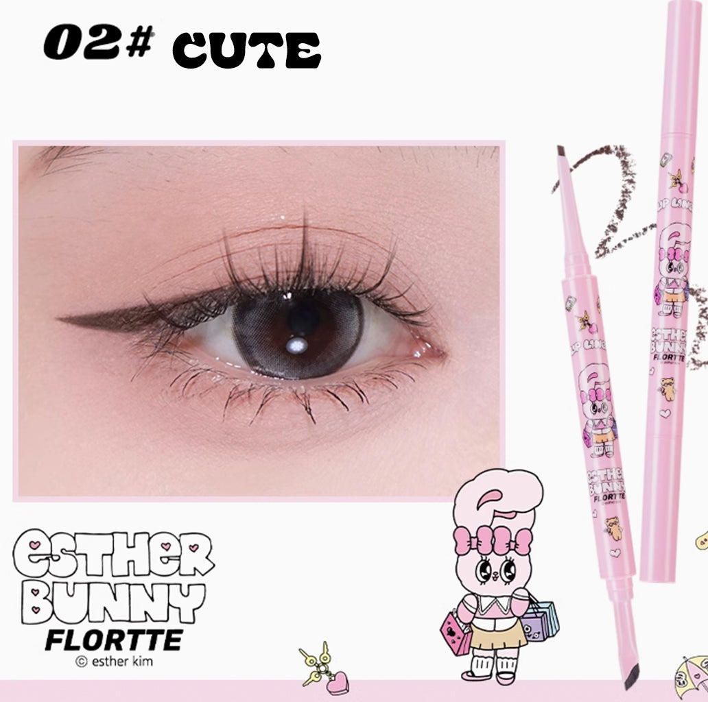 FLORTTE X Esther Bunny Dual-ended Eyeliner Pencil 0.5g