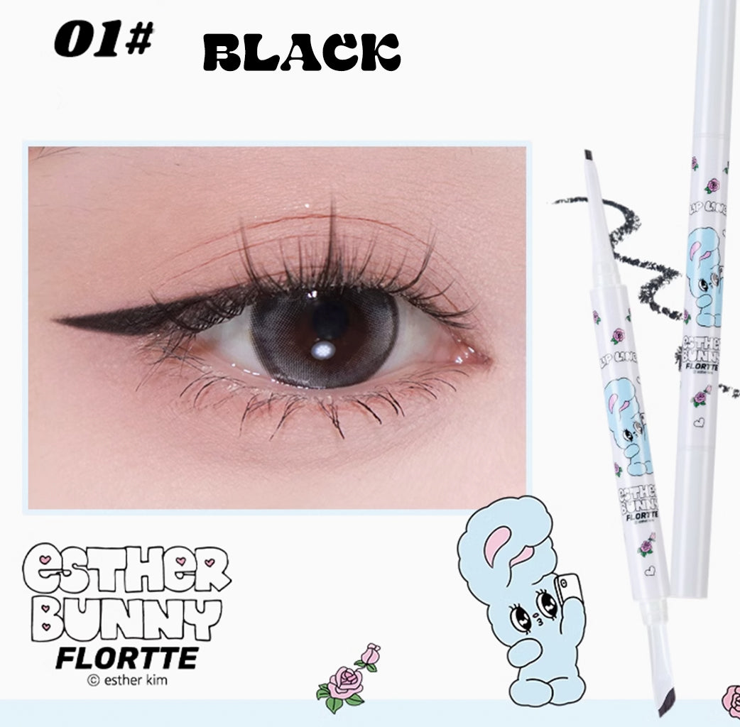 FLORTTE X Esther Bunny Dual-ended Eyeliner Pencil 0.5g