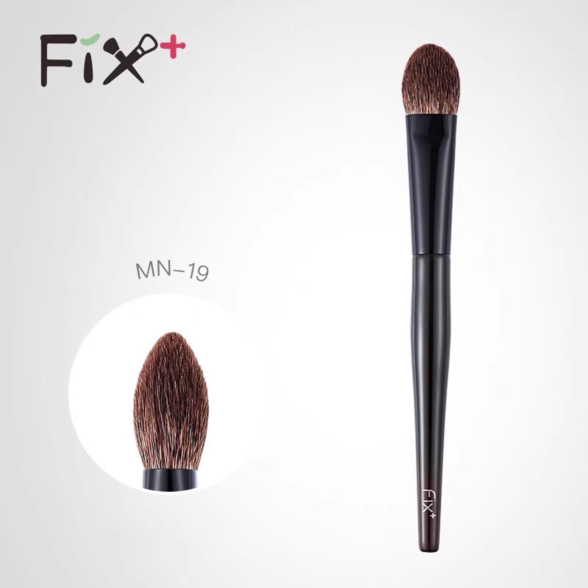 FiX  Wool Heart Brush for Highlighter and Blush MN-19