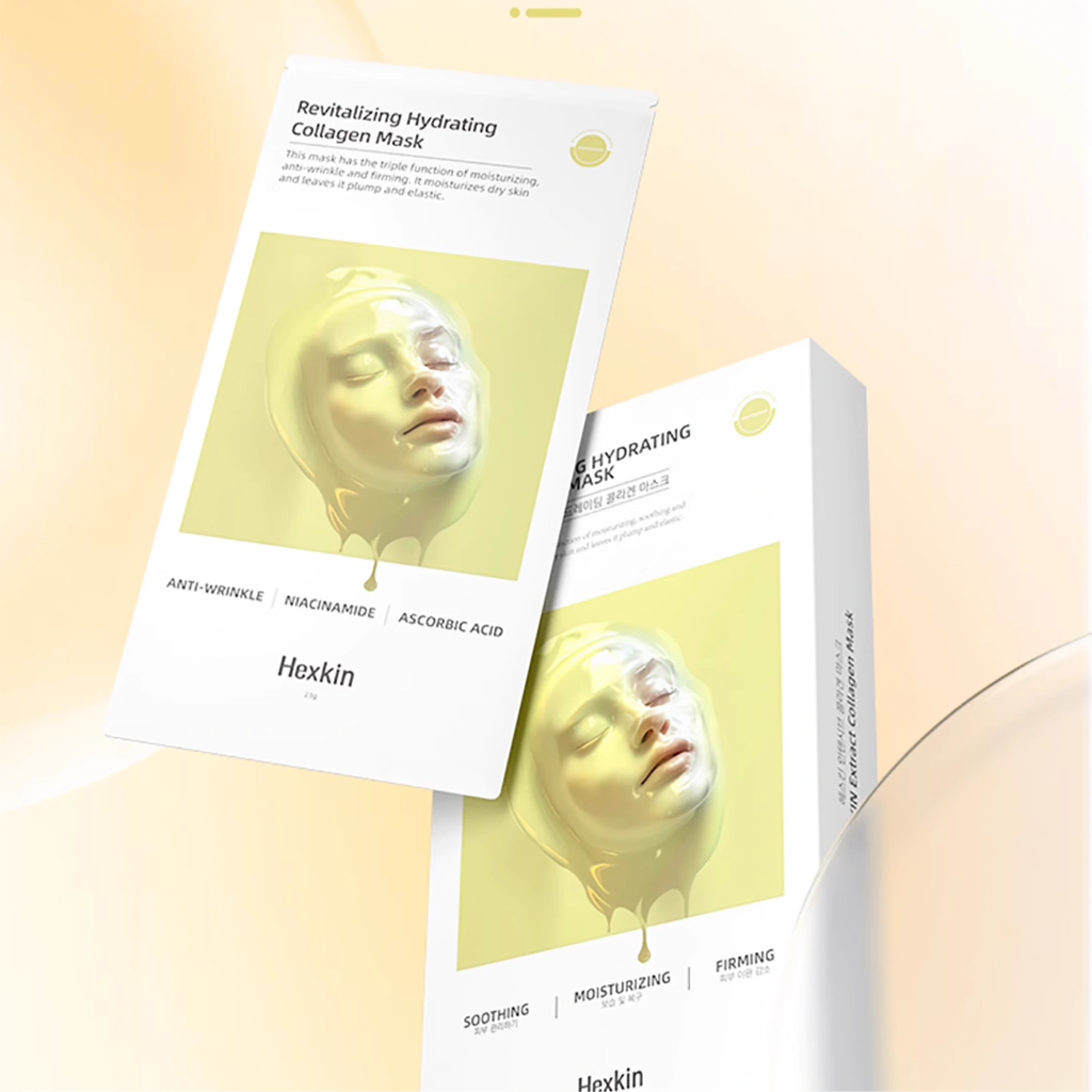 HEXKIN Revitalizing Hydrating Collagen Facial Mask 5 pcs