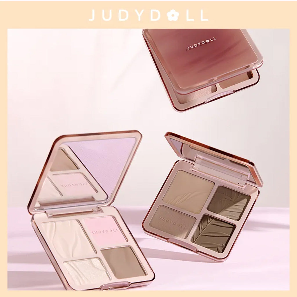 JUDYDOLL 2 in 1 Highlighter Contour Palette