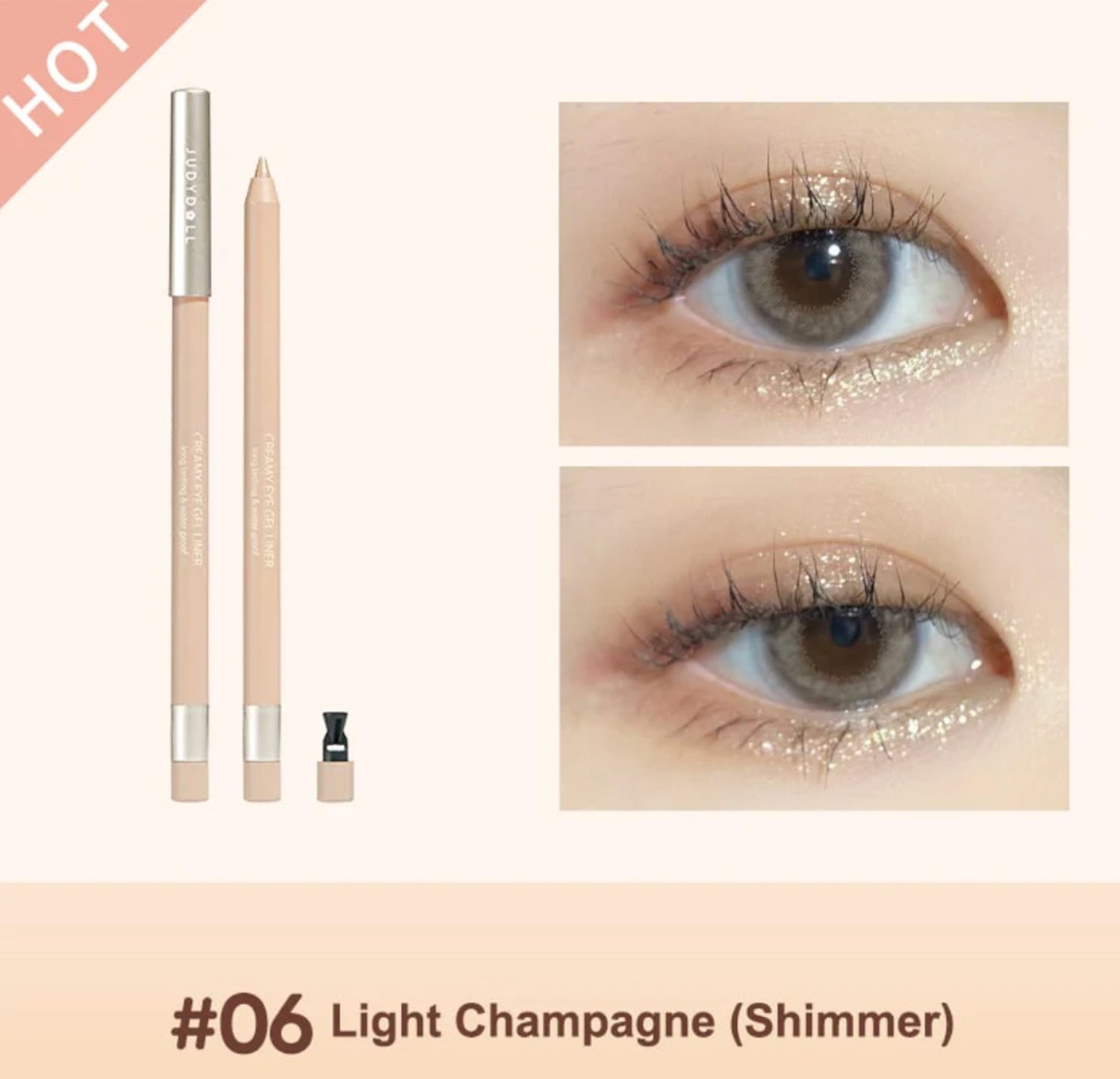 JUDYDOLL Creamy Gel Liner Eyeshadow Pencil 0.6 g