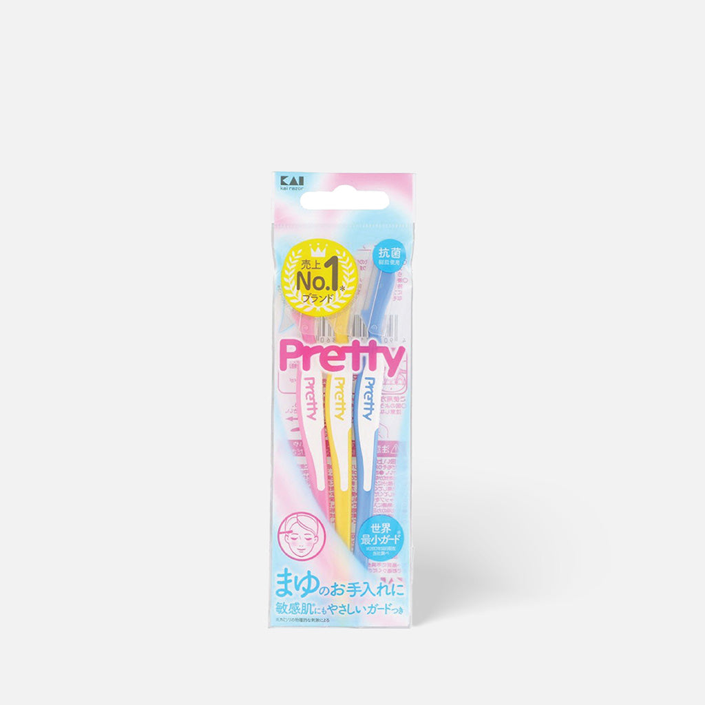 KAI - Pretty For Face Disposable Razors L-3pcs