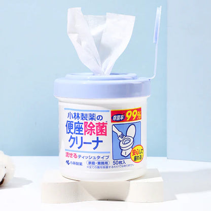 KOBAYASHI Toilet Seat Disinfecting Cleaner Tissue Type 50 pcs