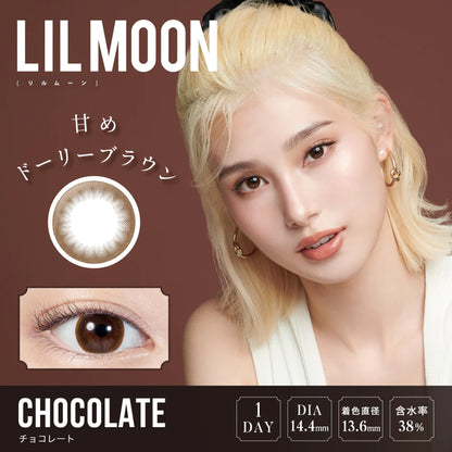 LIL MOON 1Day Contact Lenses-Chocolate 10pcs