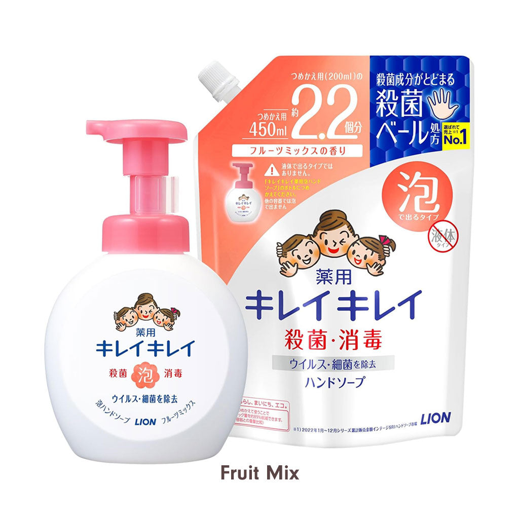 LION KireiKirei Foaming Hand Soap Refill 450ml