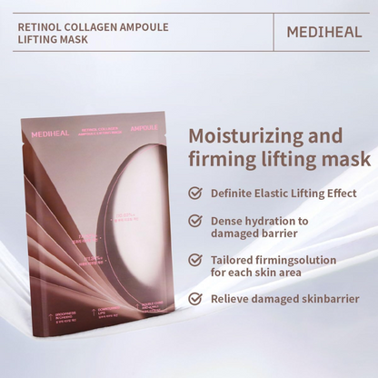 MEDIHEAL Retinol Collagen Ampoule Lifting Mask 4pcs