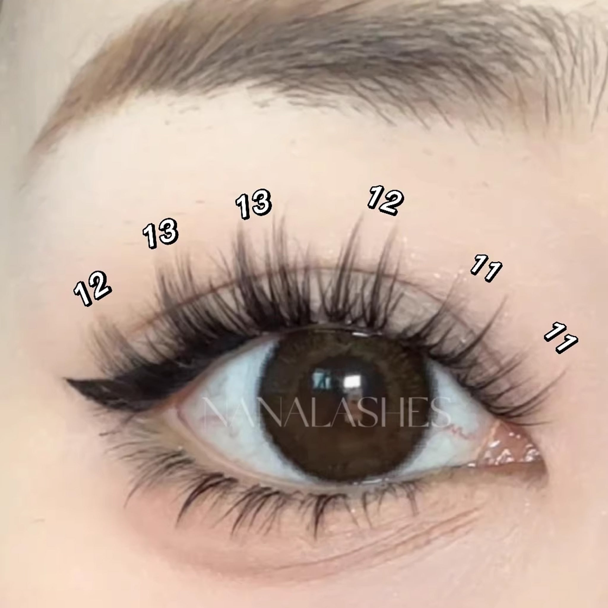 NANALASHES Thai-Style False Eyelashes
